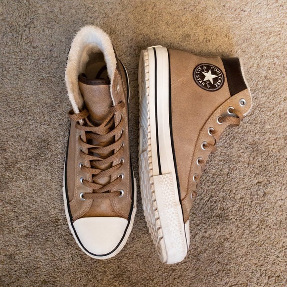 fuzzy brown converse